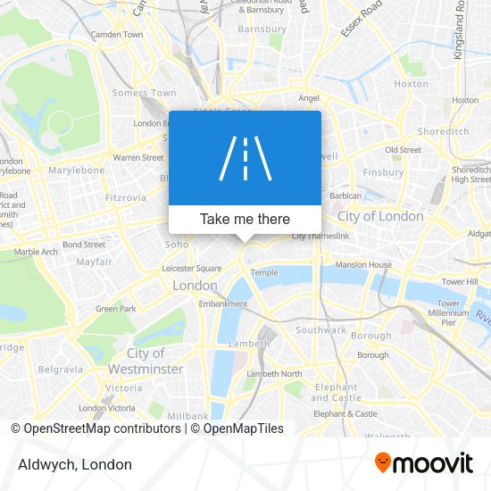 Aldwych map