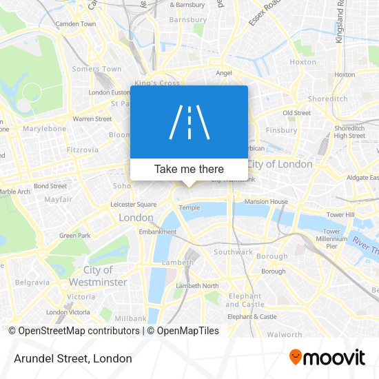 Arundel Street map