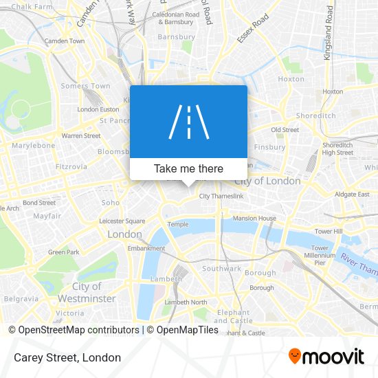 Carey Street map