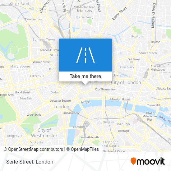 Serle Street map