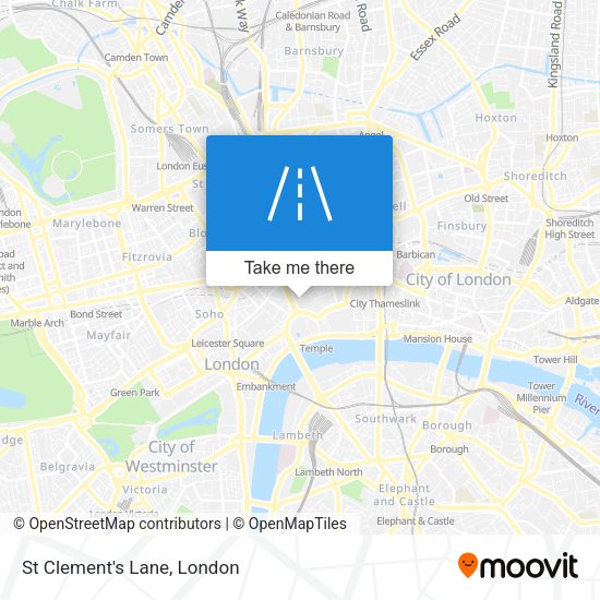 St Clement's Lane map