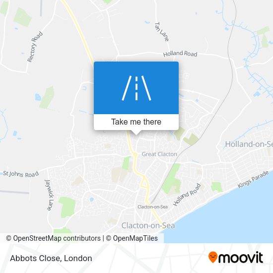 Abbots Close map