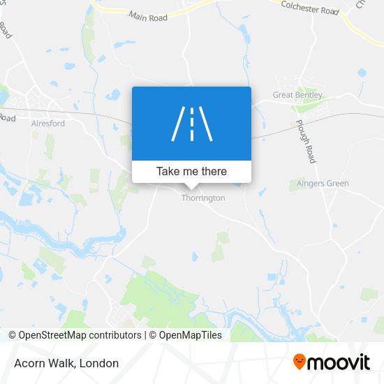 Acorn Walk map