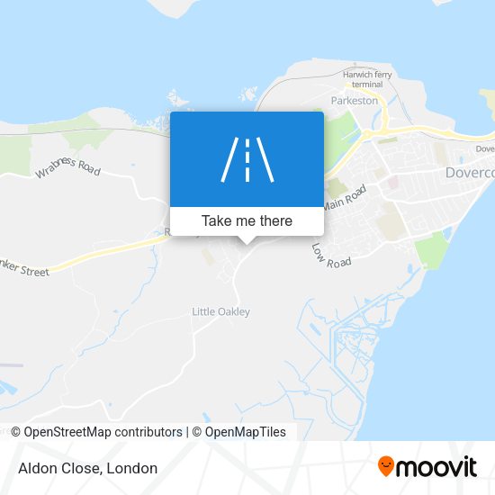 Aldon Close map