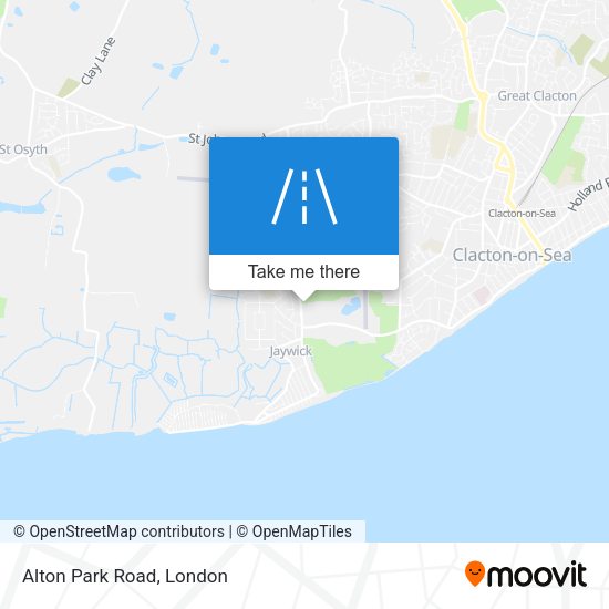 Alton Park Road map