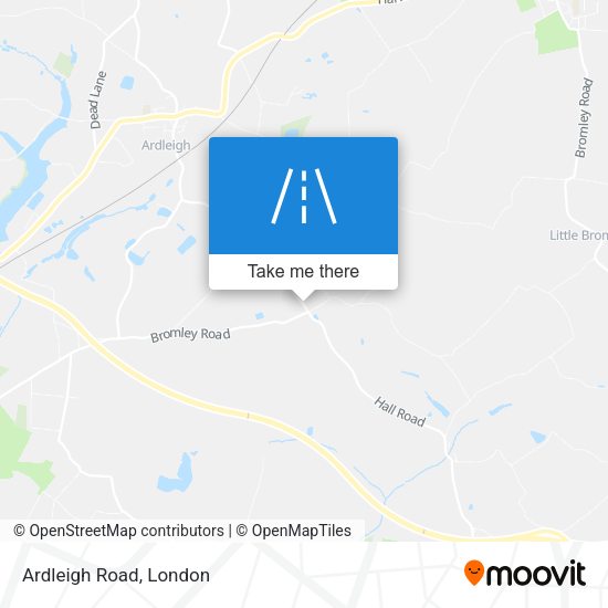 Ardleigh Road map