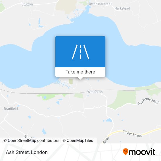 Ash Street map