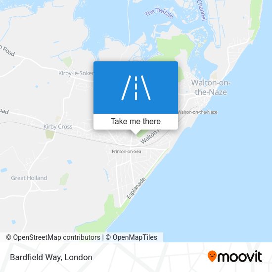 Bardfield Way map