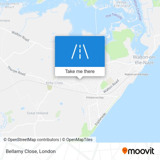 Bellamy Close map