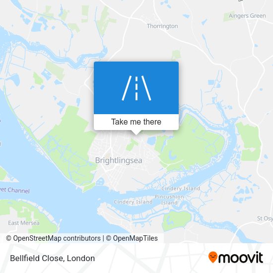 Bellfield Close map