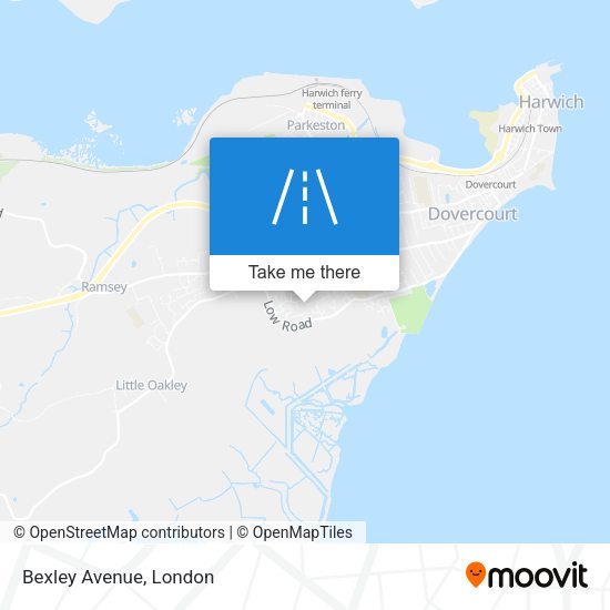 Bexley Avenue map