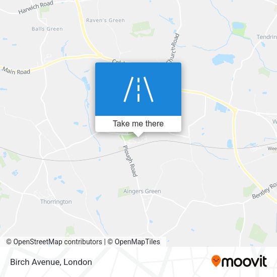 Birch Avenue map