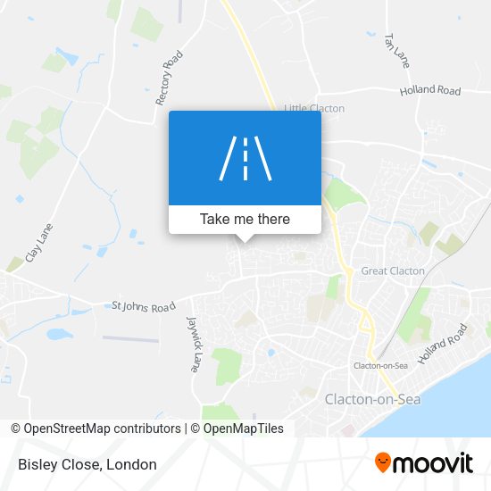 Bisley Close map