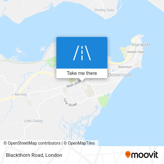 Blackthorn Road map