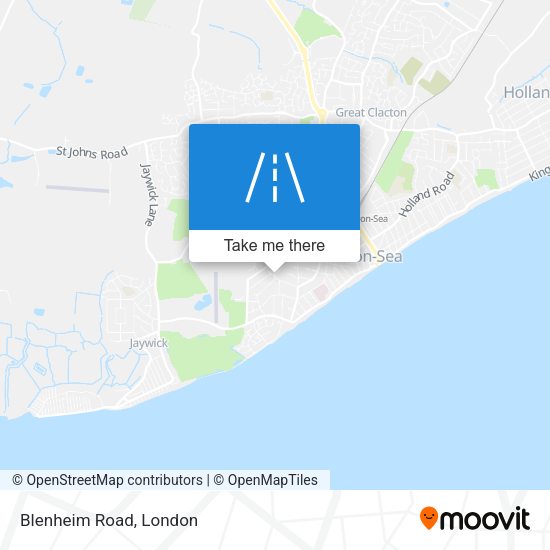Blenheim Road map