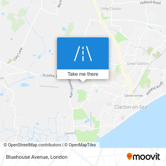 Bluehouse Avenue map
