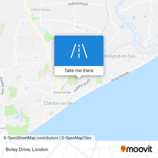 Boley Drive map