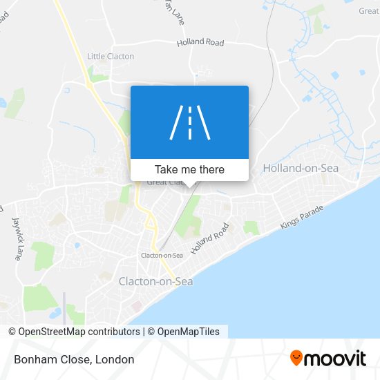 Bonham Close map