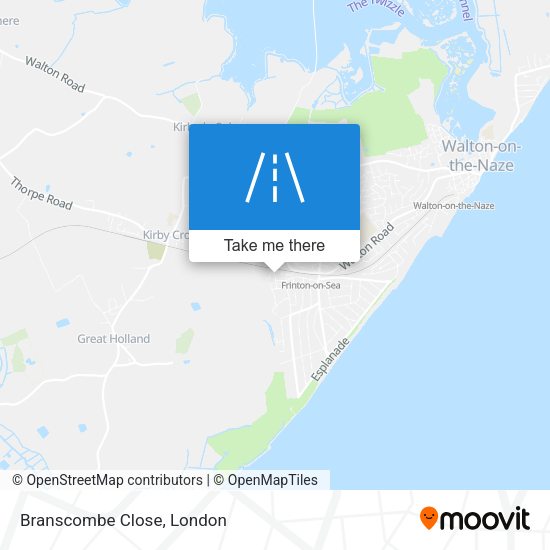 Branscombe Close map
