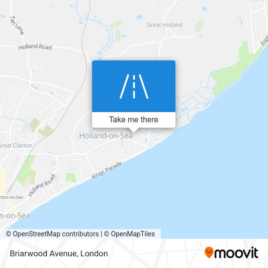Briarwood Avenue map