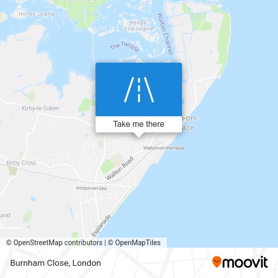 Burnham Close map