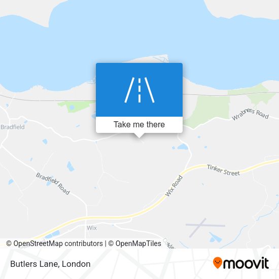 Butlers Lane map