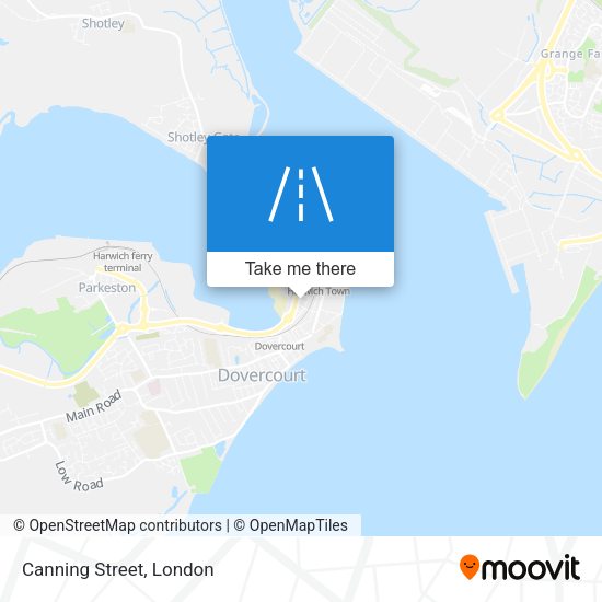 Canning Street map