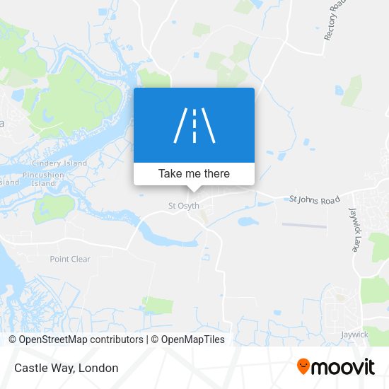Castle Way map