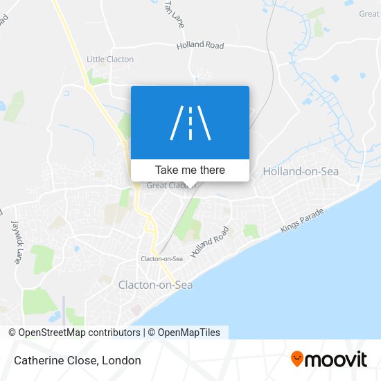 Catherine Close map