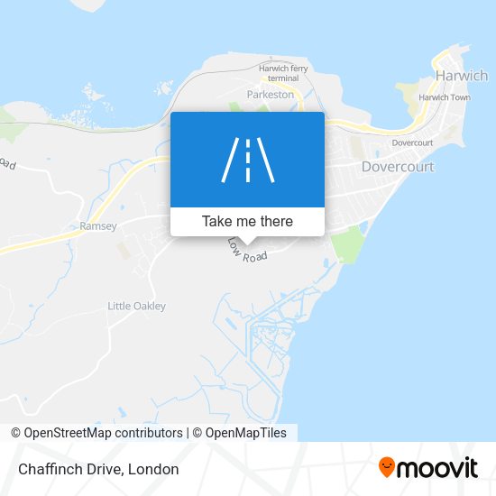 Chaffinch Drive map