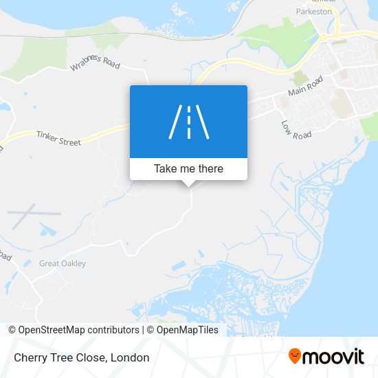 Cherry Tree Close map