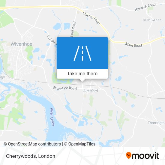 Cherrywoods map