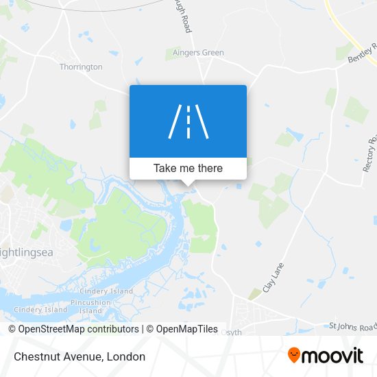 Chestnut Avenue map