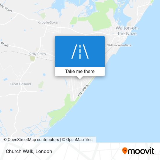 Church Walk map
