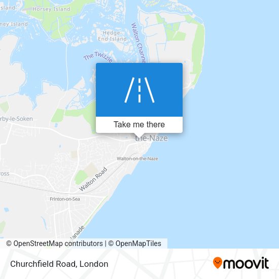 Churchfield Road map