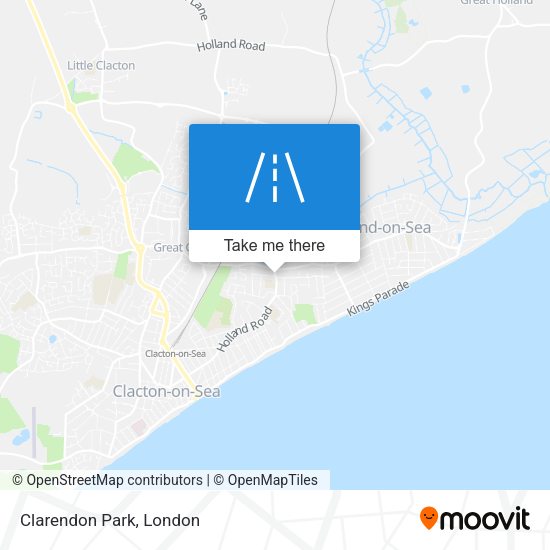 Clarendon Park map