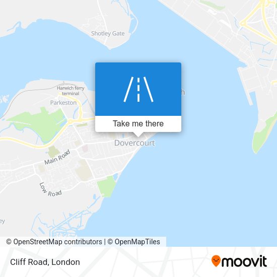 Cliff Road map