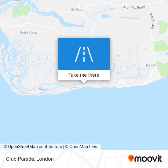 Club Parade map