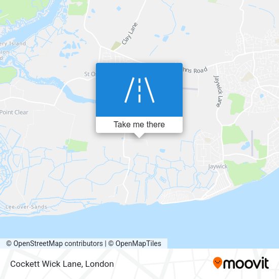 Cockett Wick Lane map