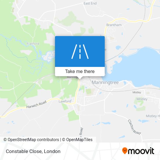 Constable Close map