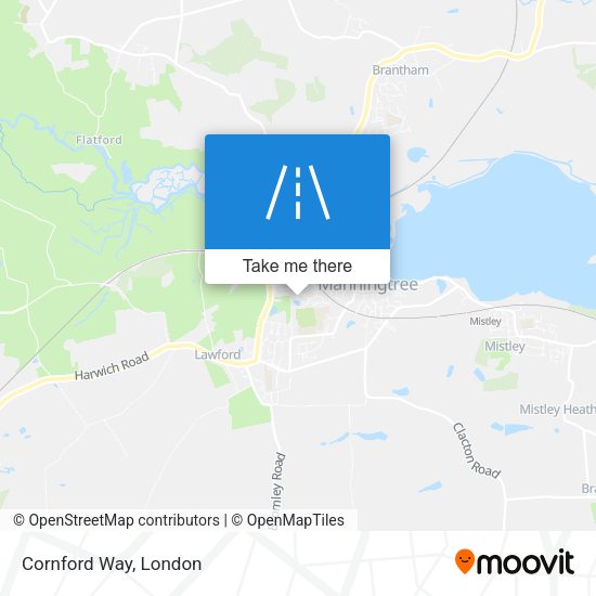 Cornford Way map