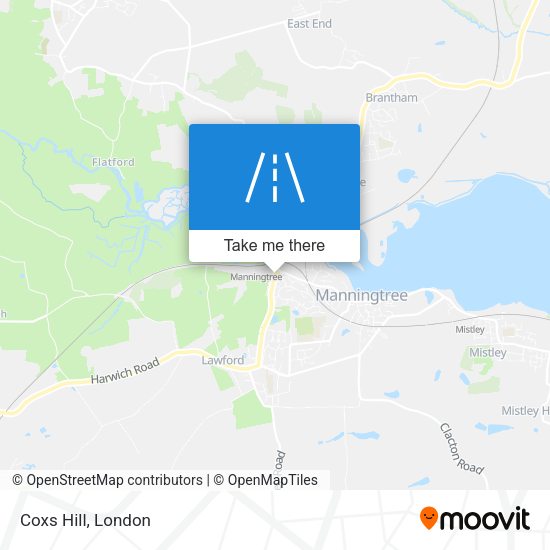 Coxs Hill map