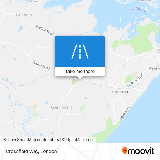 Crossfield Way map