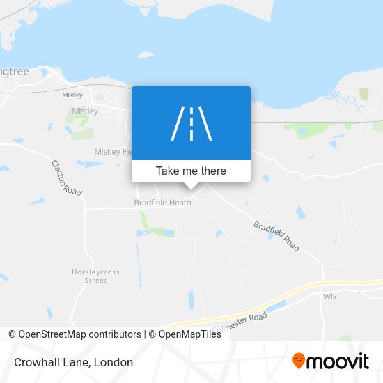 Crowhall Lane map