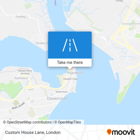 Custom House Lane map