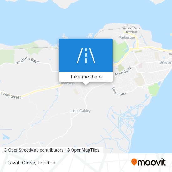 Davall Close map