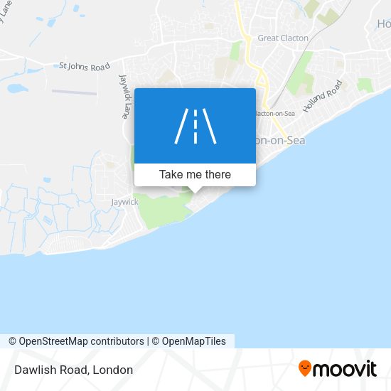 Dawlish Road map