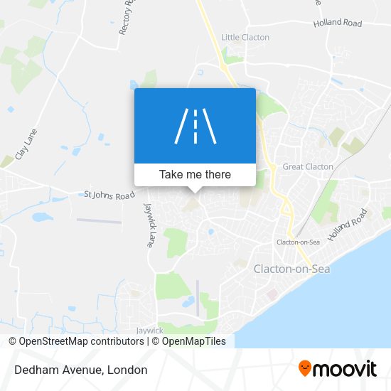 Dedham Avenue map