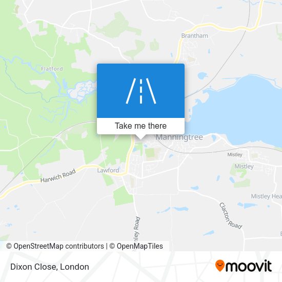 Dixon Close map