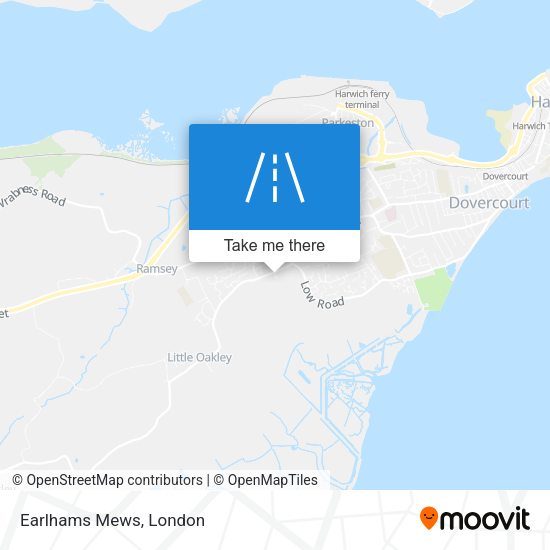 Earlhams Mews map